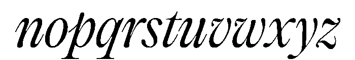 PPEditorialOld LightItalic Instance Font LOWERCASE
