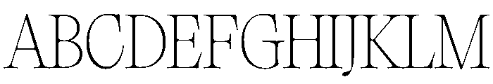 PPEditorialOld Thin Instance Font UPPERCASE