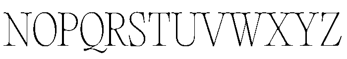 PPEditorialOld Thin Instance Font UPPERCASE