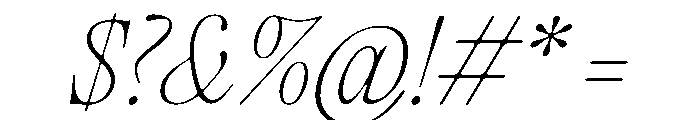 PPEditorialOld ThinItalic Instance Font OTHER CHARS