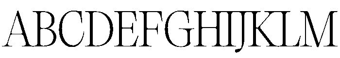 PPEditorialOld Ultralight Instance Font UPPERCASE