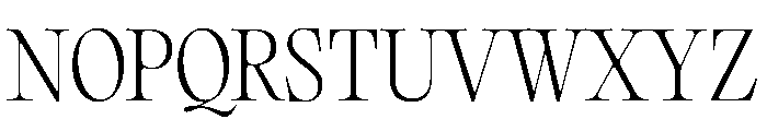 PPEditorialOld Ultralight Instance Font UPPERCASE