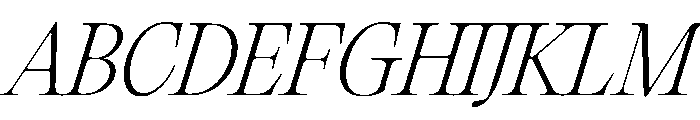 PPEditorialOld UltralightItalic Instance Font UPPERCASE