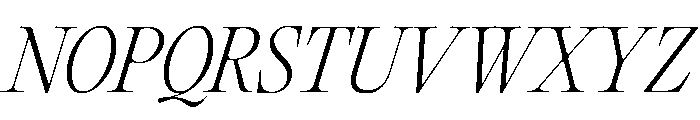 PPEditorialOld UltralightItalic Instance Font UPPERCASE