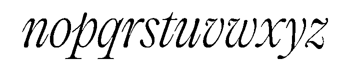 PPEditorialOld UltralightItalic Instance Font LOWERCASE