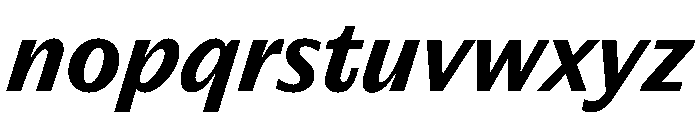 PPEditorialSans BoldItalic Instance Font LOWERCASE