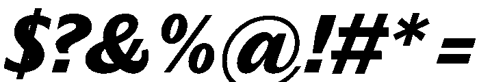 PPEditorialSans HeavyItalic Instance Font OTHER CHARS