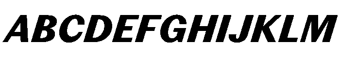 PPEditorialSans HeavyItalic Instance Font UPPERCASE