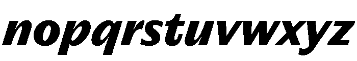 PPEditorialSans HeavyItalic Instance Font LOWERCASE