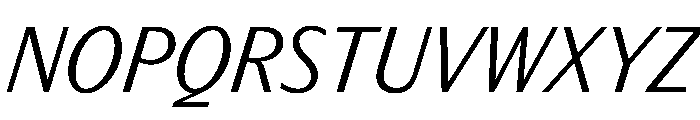 PPEditorialSans LightItalic Instance Font UPPERCASE