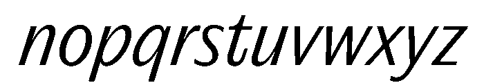 PPEditorialSans LightItalic Instance Font LOWERCASE