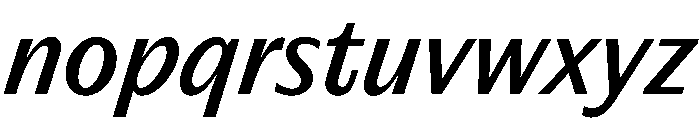 PPEditorialSans MediumItalic Instance Font LOWERCASE