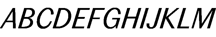 PPEditorialSans RegularItalic Instance Font UPPERCASE