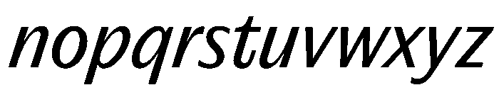PPEditorialSans RegularItalic Instance Font LOWERCASE