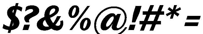 PPEditorialSans UltraboldItalic Instance Font OTHER CHARS