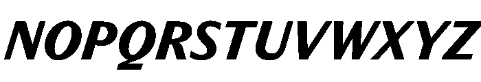 PPEditorialSans UltraboldItalic Instance Font UPPERCASE