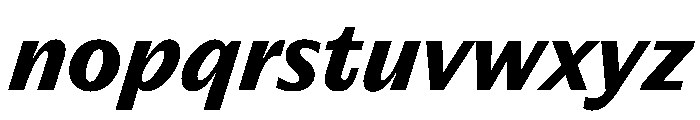 PPEditorialSans UltraboldItalic Instance Font LOWERCASE