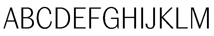 PPEditorialSans Ultralight Instance Font UPPERCASE