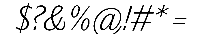 PPEditorialSans UltralightItalic Instance Font OTHER CHARS