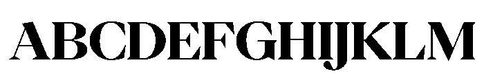 PPEiko Black Instance Font UPPERCASE