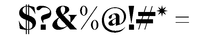 PPEiko Bold Instance Font OTHER CHARS