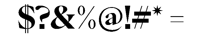 PPEiko Bold Font OTHER CHARS