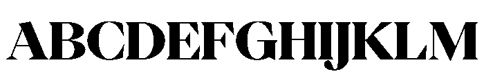 PPEiko Heavy Instance Font UPPERCASE