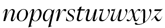 PPEiko RegularItalic Font LOWERCASE
