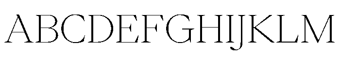 PPEiko Thin Instance Font UPPERCASE