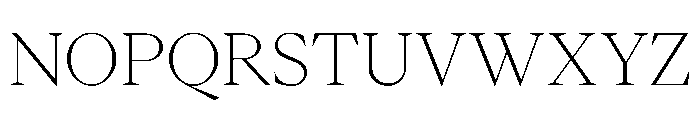 PPEiko Thin Instance Font UPPERCASE