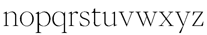 PPEiko Thin Instance Font LOWERCASE