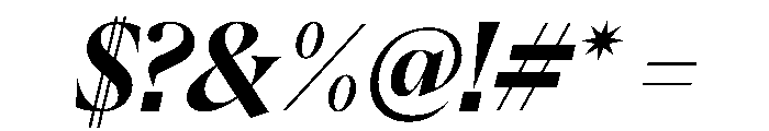 PPEikoItalic Bold Instance Font OTHER CHARS