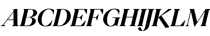 PPEikoItalic Bold Instance Font UPPERCASE