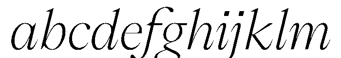 PPEikoItalic ExtraLight Instance FONT