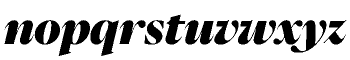 PPEikoItalic Heavy Instance Font LOWERCASE