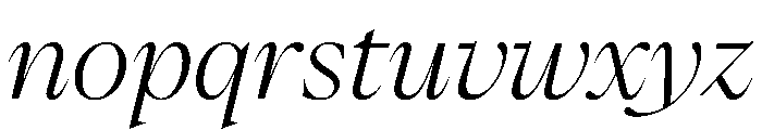 PPEikoItalic Light Instance Font LOWERCASE