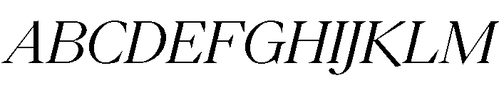 PPEikoItalic Regular Instance Font UPPERCASE