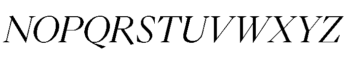 PPEikoItalic Regular Instance Font UPPERCASE