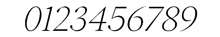 PPEikoItalic Thin Instance Font OTHER CHARS