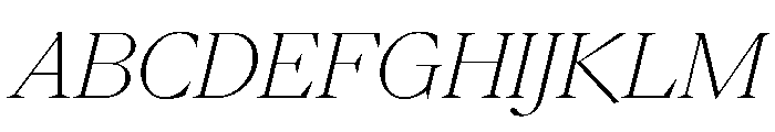 PPEikoItalic Thin Instance Font UPPERCASE