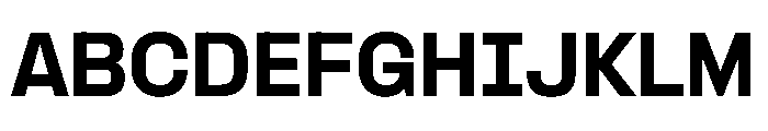 PPFormula Black Instance Font UPPERCASE