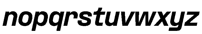 PPFormula BlackItalic Instance Font LOWERCASE