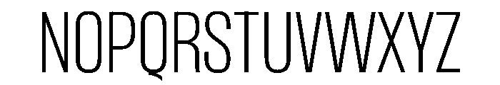 PPFormula CondensedThin Instance Font UPPERCASE