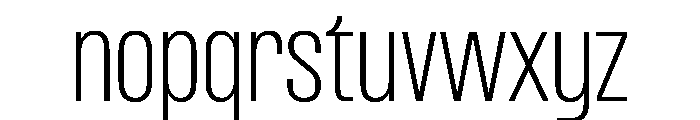 PPFormula CondensedThin Instance Font LOWERCASE