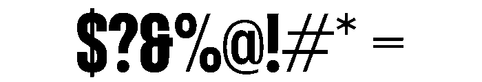 PPFormula ConsensedExtrabold Instance Font OTHER CHARS
