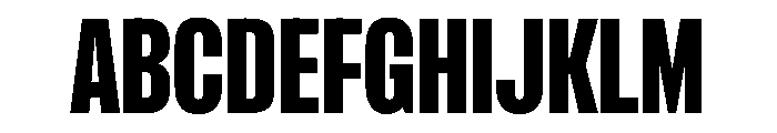 PPFormula ConsensedExtrabold Instance Font UPPERCASE