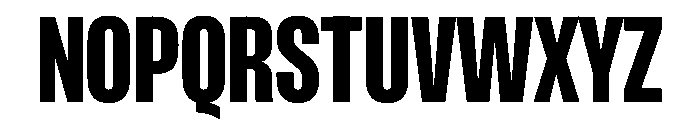 PPFormula ConsensedExtrabold Instance Font UPPERCASE