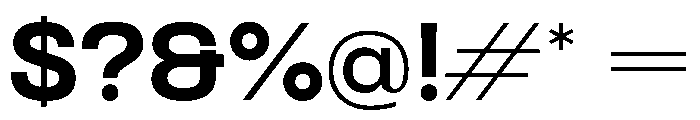 PPFormula ExtendedBlack Instance Font OTHER CHARS