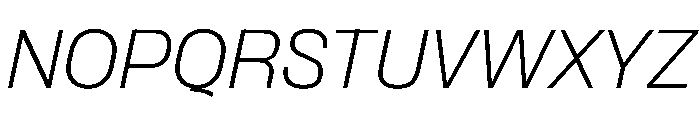 PPFormula ExtralightItalic Instance Font UPPERCASE