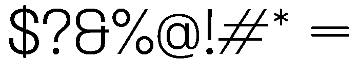 PPFormula Light Instance Font OTHER CHARS